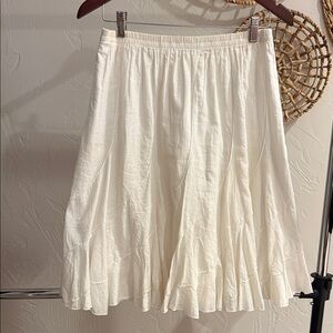 Darling white cotton lined Skirt